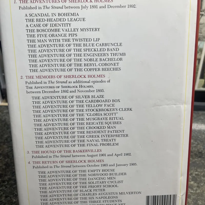 The original illustrated Sherlock Holmes hard cover 735768