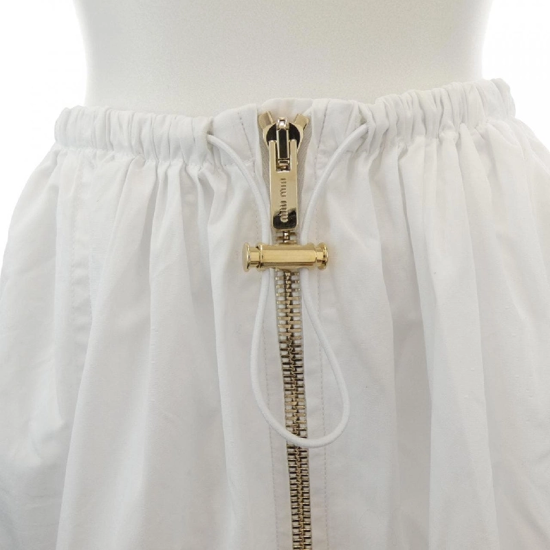 Miu Miu MIU MIU Chân váy dài Poplin MG2014 S232 10RG - Hàng hiệu Chính hãng 808360