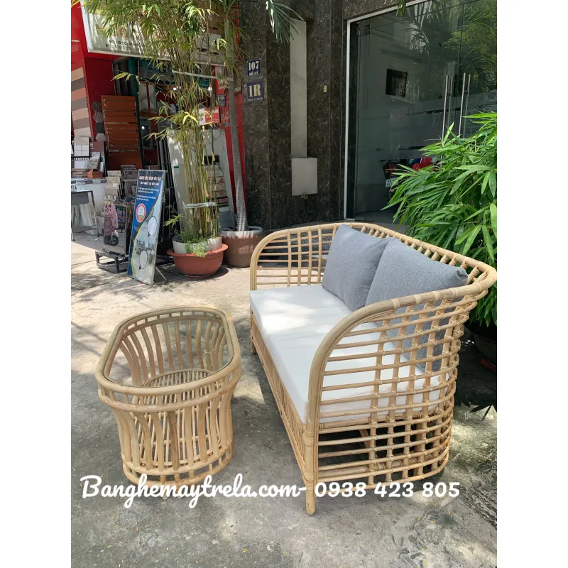 Bàn ghế mây tự nhiên 719069