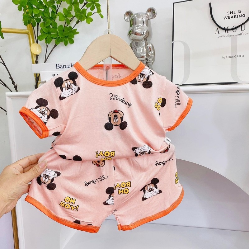 Bộ cộc thun lạnh có hình cute 75159