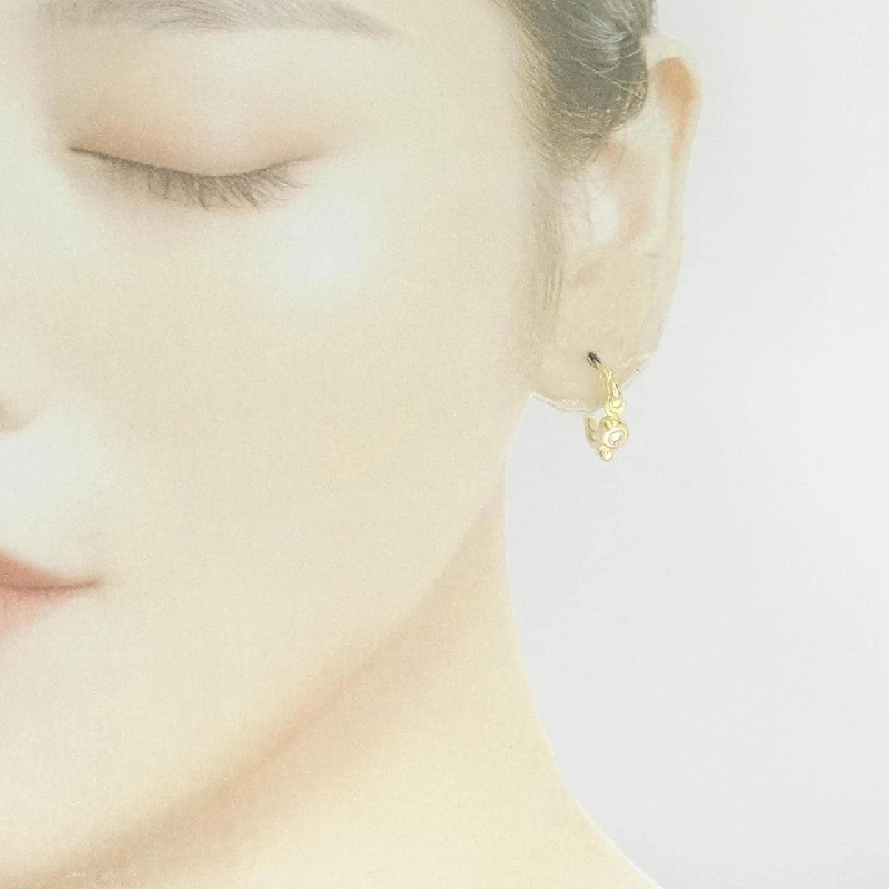 Bông tai kim cương K18YG 0.20CT - Hàng hiệu Chính hãng 869878