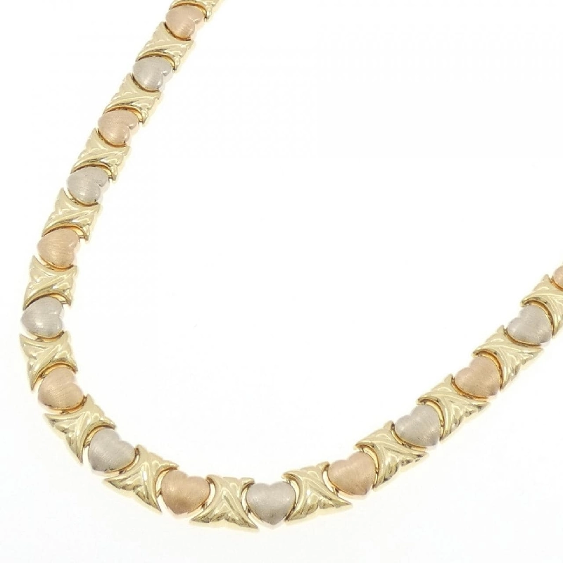 Dây chuyền hình trái tim ba màu 750 - Hàng hiệu Authentic 863165