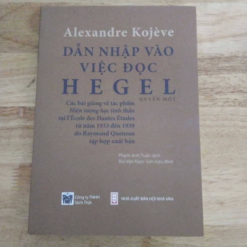 Dãn nhập vào việc đọc Hegel (cũ) 548982