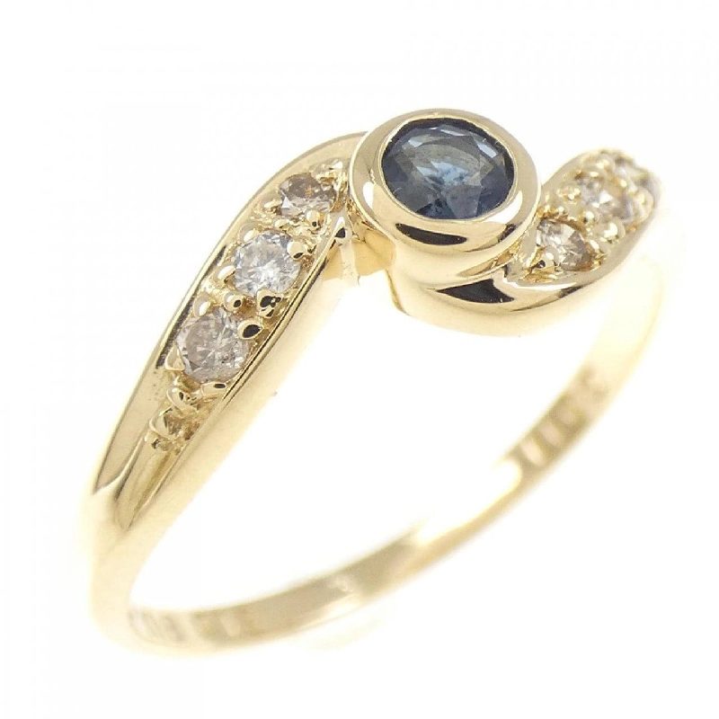 Nhẫn Sapphire K18YG 0.13CT - Hàng hiệu Chính hãng 854856