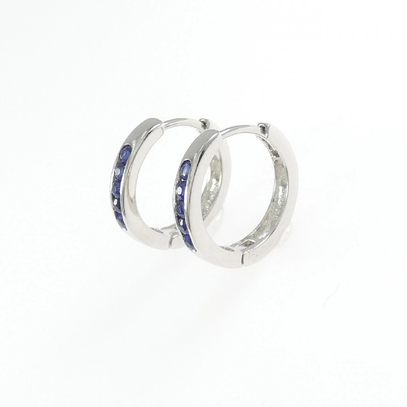 PT900 Bông tai Sapphire Hình tròn 0.20CT - Hàng hiệu Chính hãng 867720