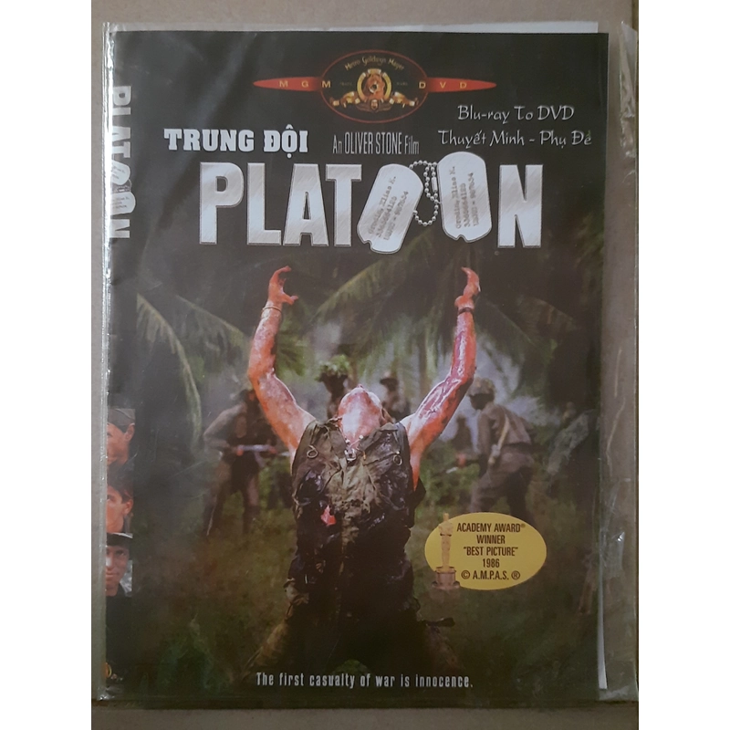 Đĩa phim DVD Trung đội Platoon (thuyết minh - phụ đề) 381521