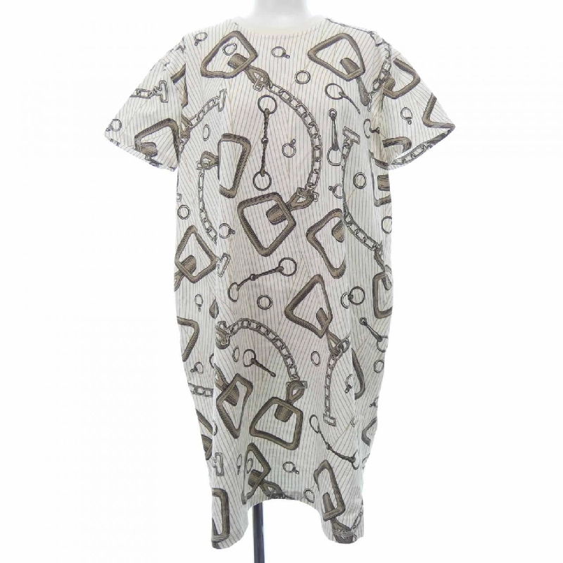 【Mã giảm giá】Đầm cắt HERMES 651388