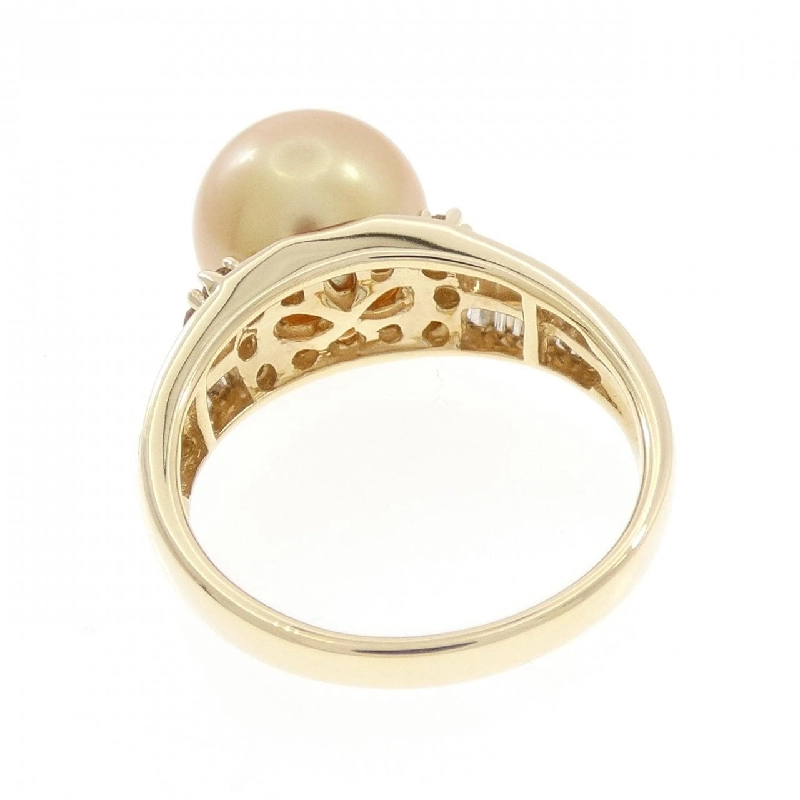 Nhẫn ngọc trai trắng K18YG 11.2mm - Hàng hiệu Chính hãng 848832