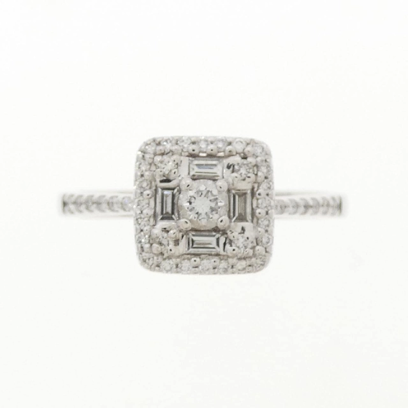 Nhẫn kim cương K18WG 0.37CT 665680