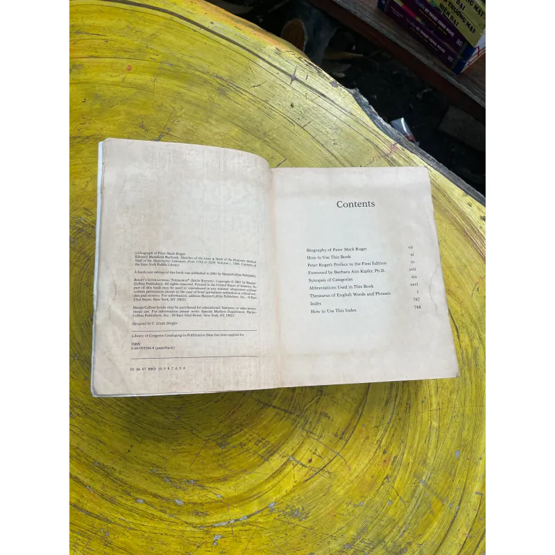 THE ORIGINAL ROGET’S ROGET’S INTERNATIONAL THESAURUS 730981