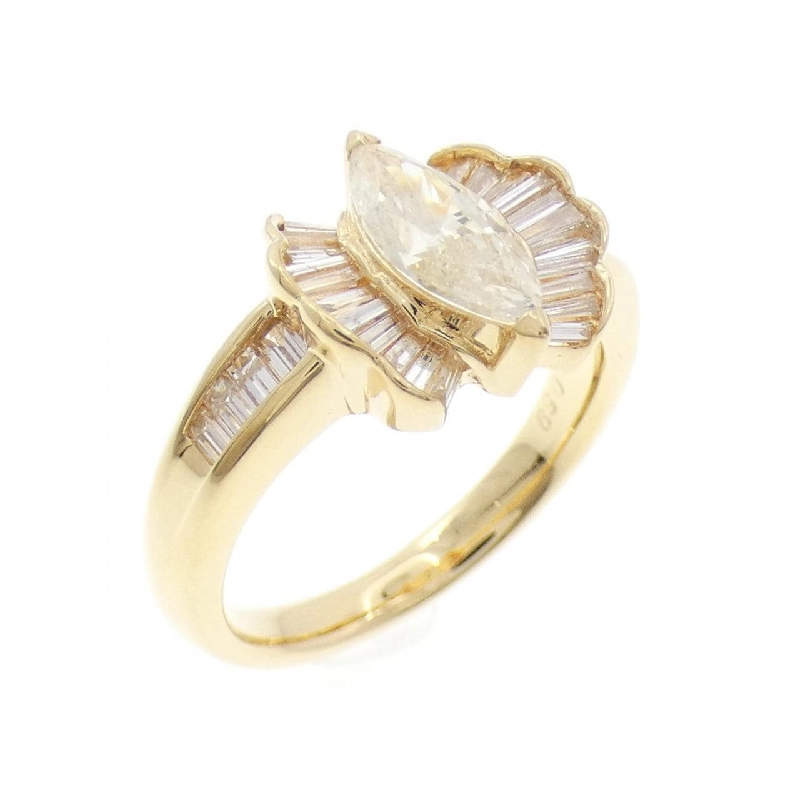 Nhẫn kim cương K18YG 0.74CT - Hàng hiệu chính hãng 849280