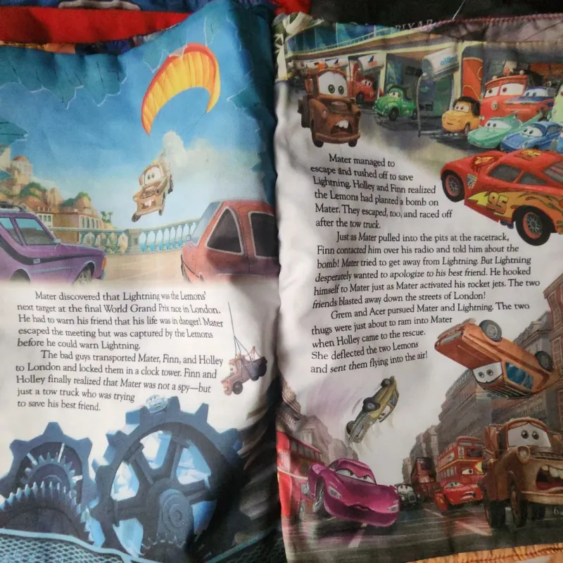 Sách vải combo 2 quyển Cars và Spiderman 1005267