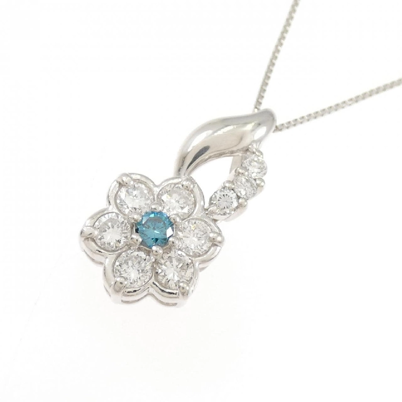 Dây chuyền kim cương hoa PT900/PT850 0.50CT - Hàng hiệu Chính hãng 858721