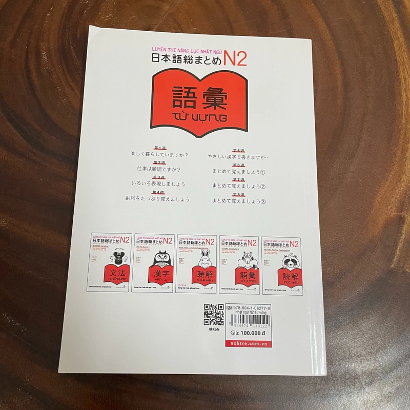 II [Sách mới 100%] - Sách Học Tiếng Nhật: Luyện Thi Năng Lực Nhật Ngữ N2 _ Từ Vựng 461980