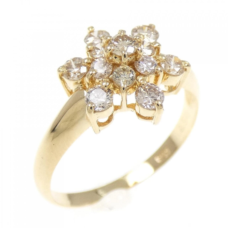 Nhẫn kim cương K18YG 0.52CT 673135