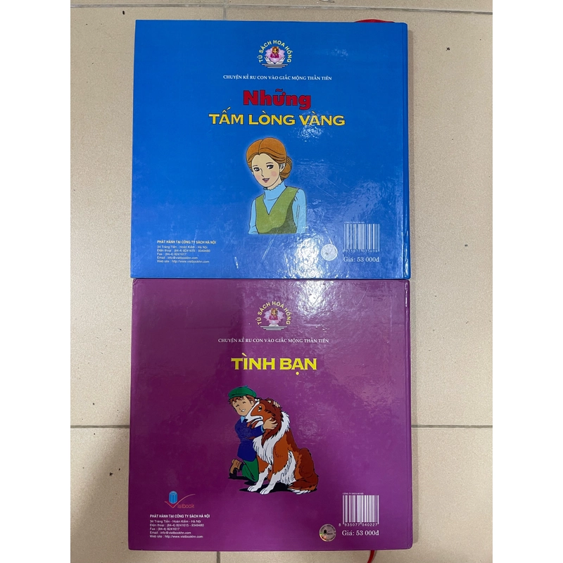 Tủ sách hoa Hồng combo 2 cuốn . Tình bạn . Những tấm lòng vàng 529555