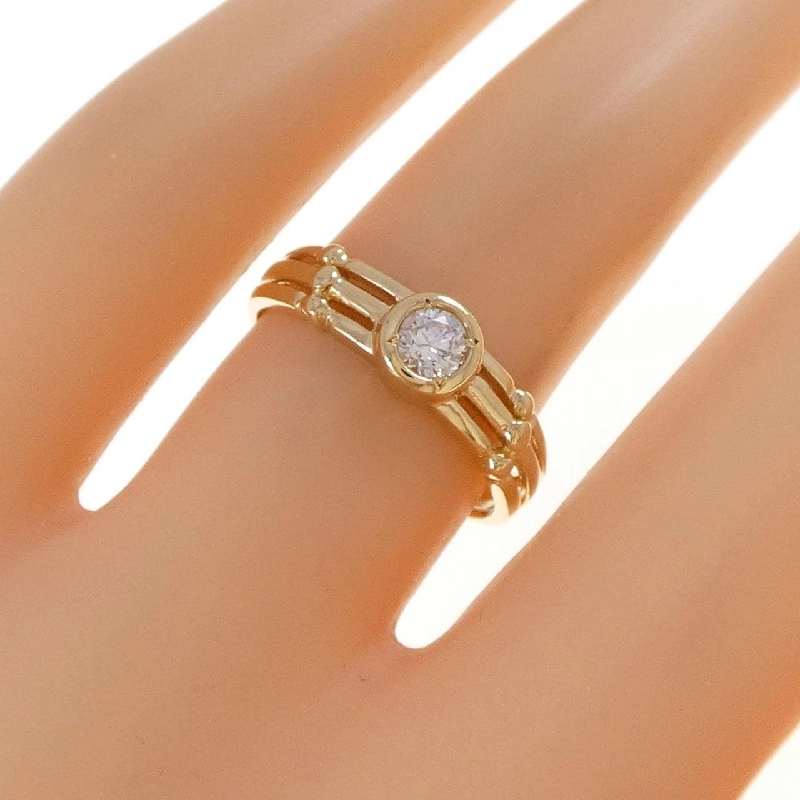 Nhẫn kim cương K18YG 0.15CT - Hàng hiệu chính hãng 854519