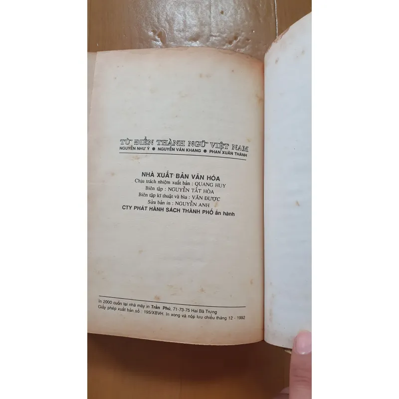 TỪ ĐIỂN THÀNH NGỮ VIỆT NAM  759600