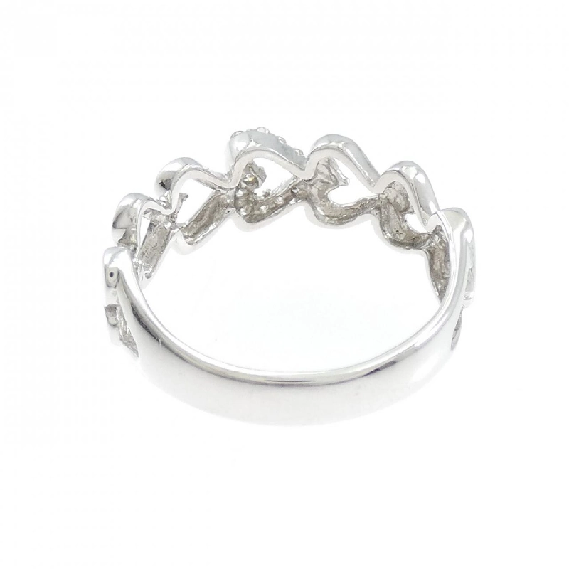 Nhẫn kim cương hình trái tim K14WG - Hàng hiệu Authentic 850982