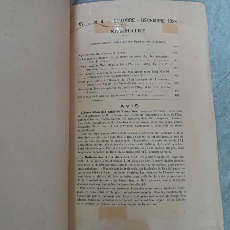 BULLETIN DES AMIS DU VIEUX HUÉ ( số 4) 972924