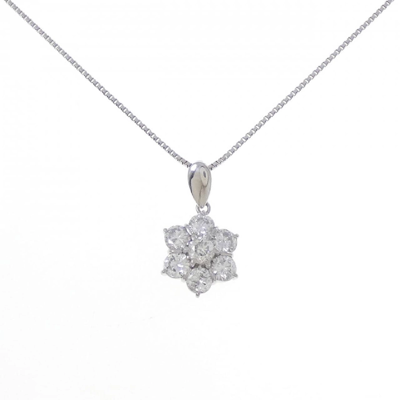 Dây chuyền kim cương hoa PT900/PT850 1.06CT - Hàng hiệu Chính hãng 856627