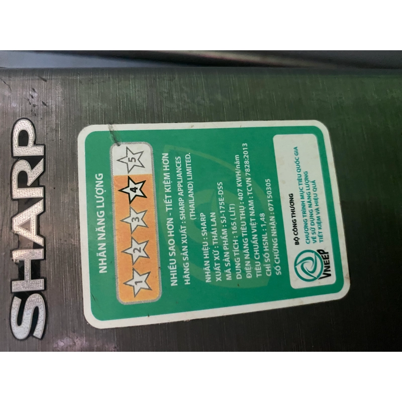 Tủ lạnh Sharp 506726