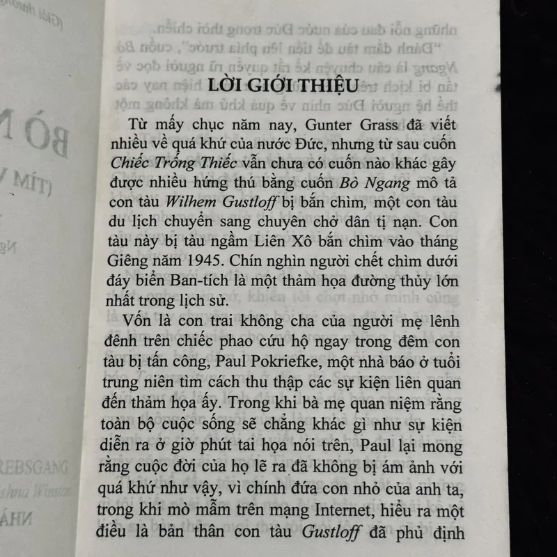 Bò ngang - Gunter Grass 742227