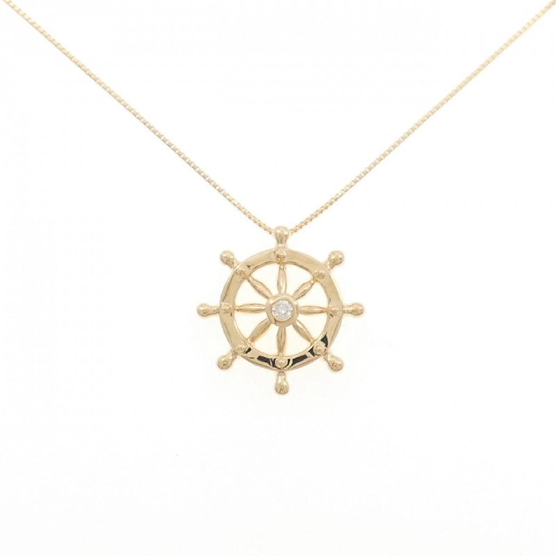 K18YG Dây chuyền kim cương 0.04CT - Hàng hiệu Chính hãng 857598