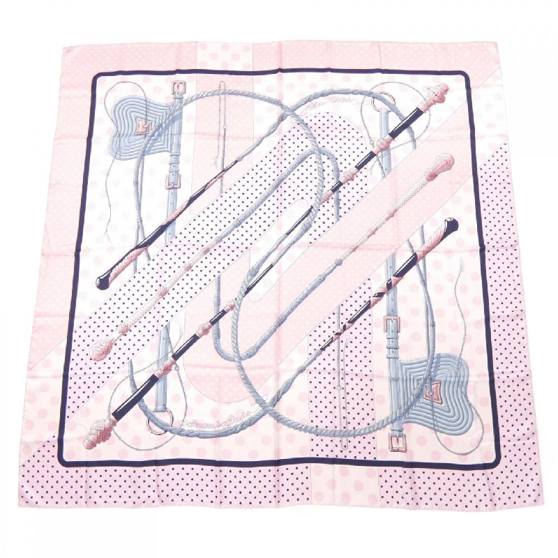 HERMES CLIC CLAC A POIS Carré Jeune 140. Khăn choàng 665261