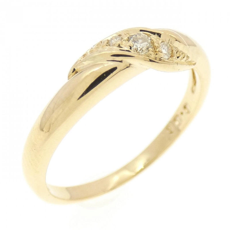 Nhẫn kim cương K18YG 0.06CT 669204