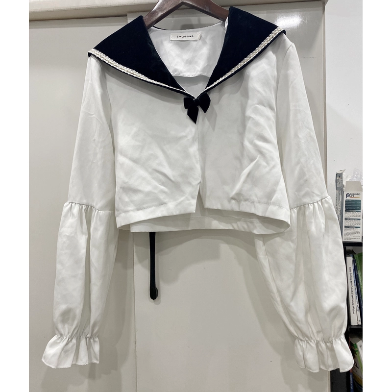 Áo sơmi croptop thủy thủ 549066