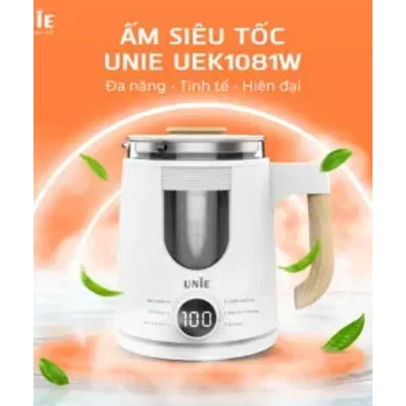 💎 UNIE UEK1081W – Ấm siêu tốc đa năng 6 chức năng, an toàn tuyệt đối, sang trọng tinh tế! 716108