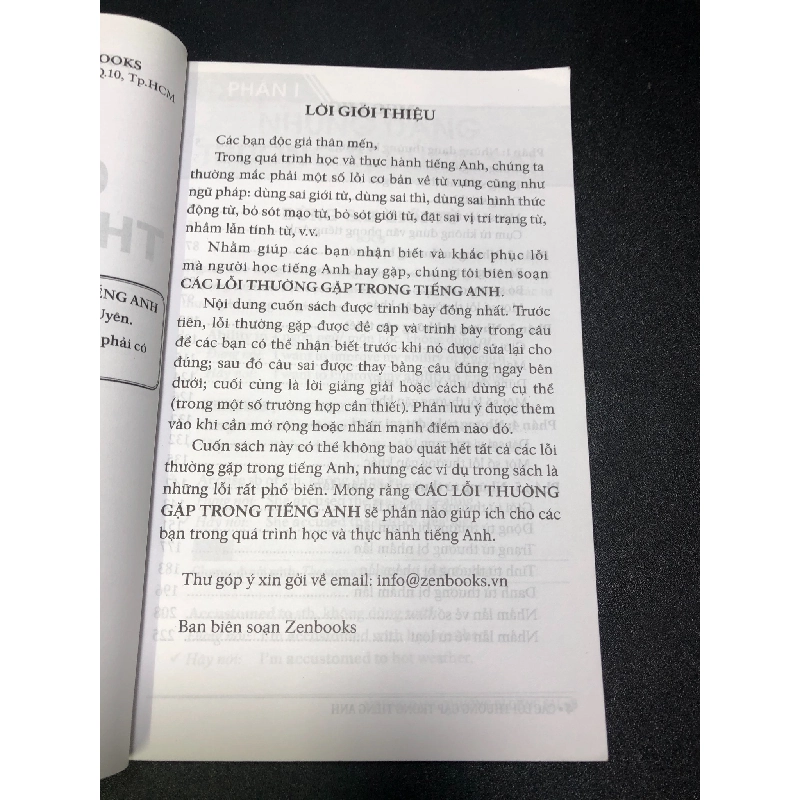 Các lỗi thường gặp trong tiếng Anh 2017 - Mai Lan Hương, Hà Thanh Uyên new 90% HCM1411 437038