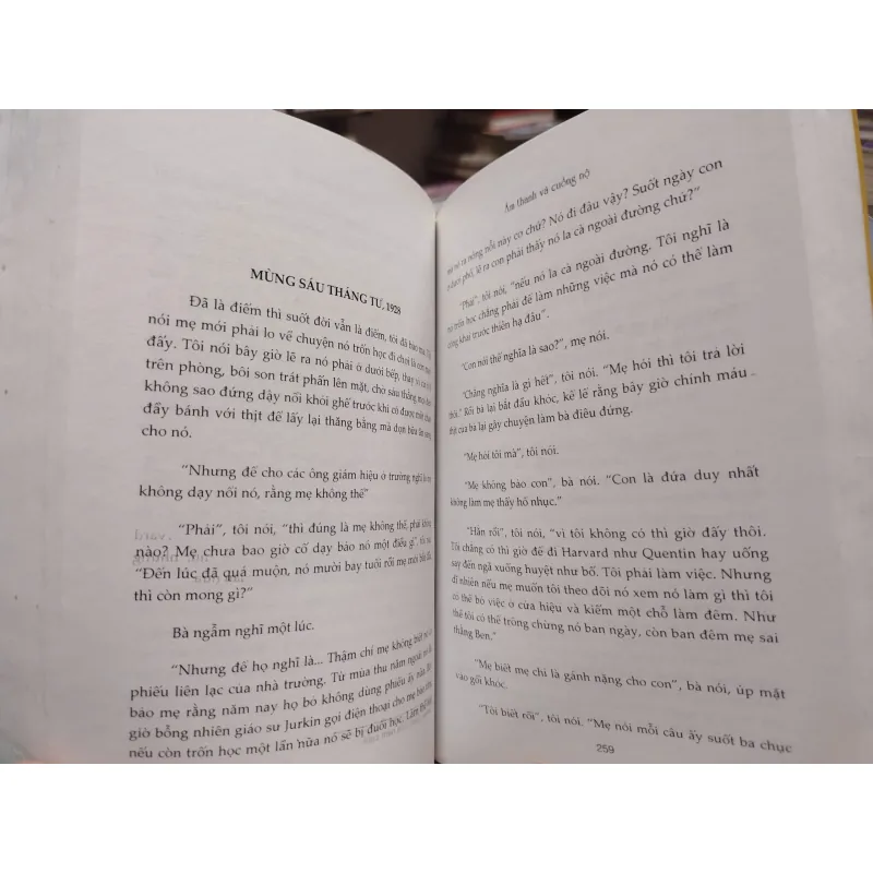 sách: Âm thanh và cuồng nộ - William Faulkner (A1) 568284