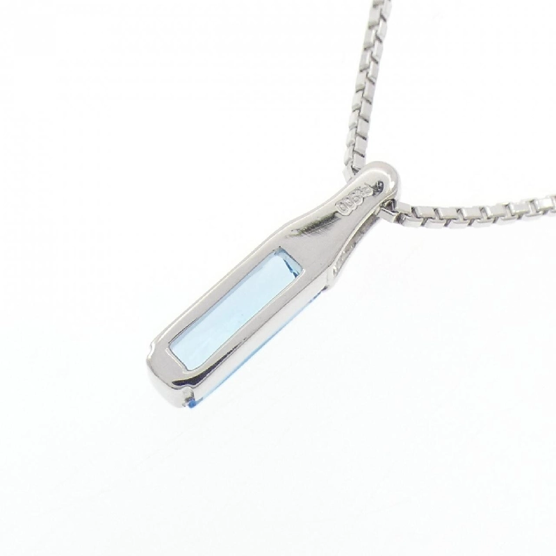 PT900/PT850 Blue Topaz Necklace - Hàng hiệu Authentic 859804