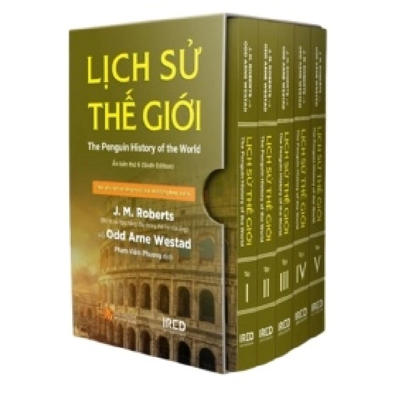 Lịch Sử Thế Giới - The Penguin History Of The World (Bộ 5 Cuốn) (Bìa Cứng) - J. M. Roberts, Odd Arne Westad ASB.PO Oreka Blogmeo 230225 516321