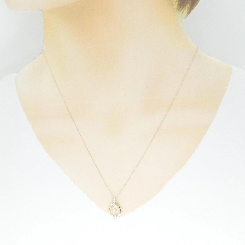 K18YG Dây chuyền kim cương 0.20CT - Hàng hiệu Chính hãng 864080