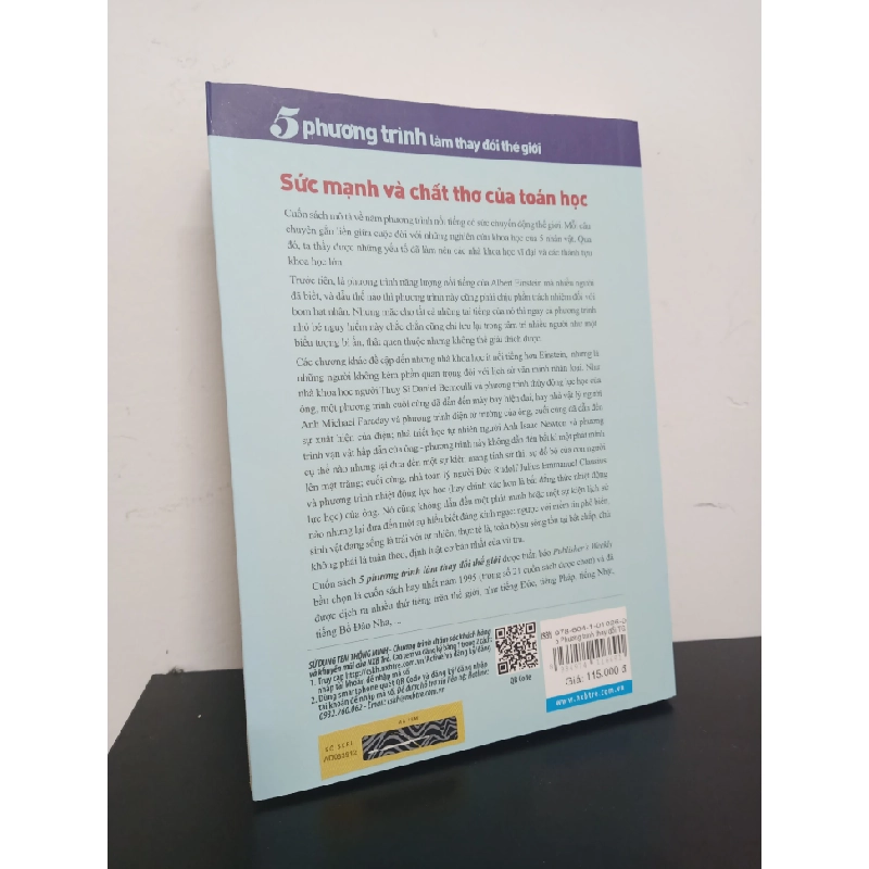 Khoa Học Khám Phá - 5 Phương Trình Làm Thay Đổi Thế Giới (Tái Bản 2009) - Michael Guillen, Ph.D. New 90% HCM.ASB0501 61567