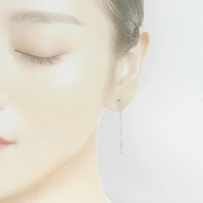 K18WG Bông tai kim cương 0.22CT - Hàng hiệu Authentic 872835