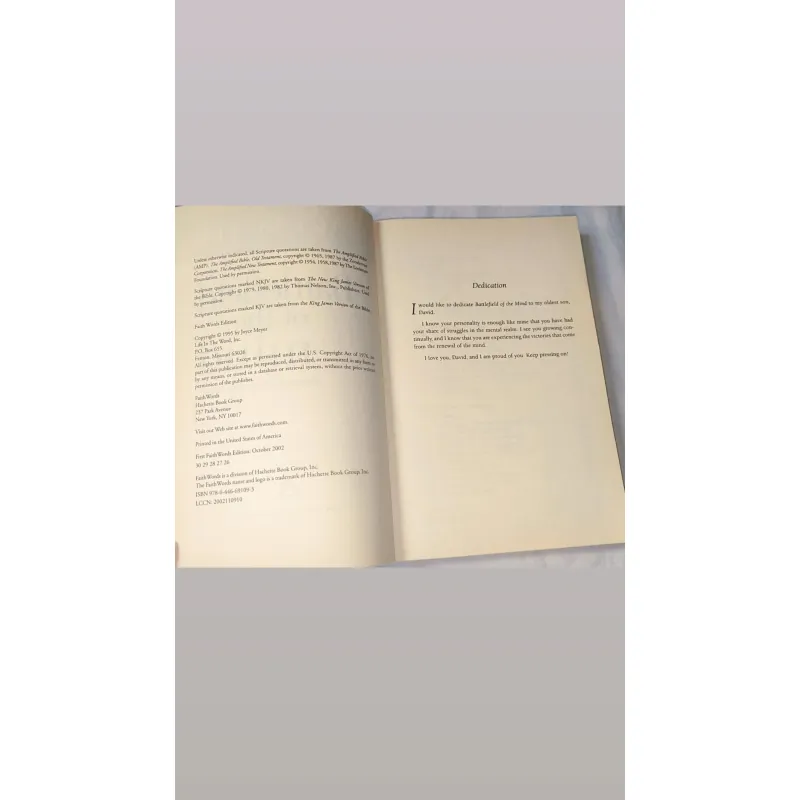 Christian / Self-help – Joyce Meyer | BATTLEFIELD OF THE MIND 753669