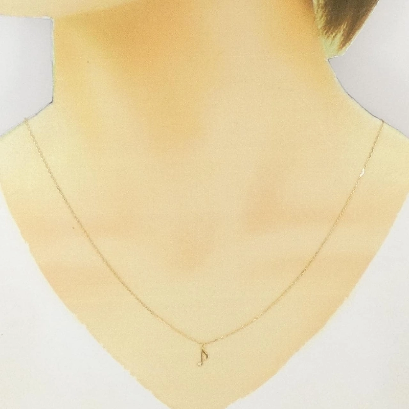 K18YG Diamond Necklace 0.003CT - Hàng hiệu Authentic 862198