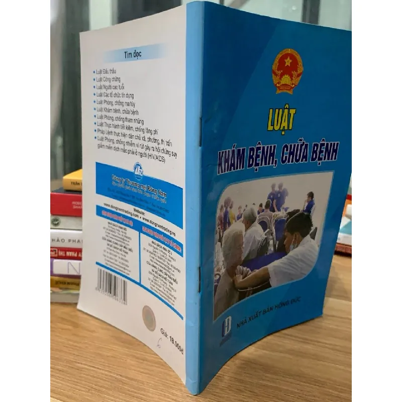 luật khám bệnh chữa bệnh-NXB Hồng Đức 716635