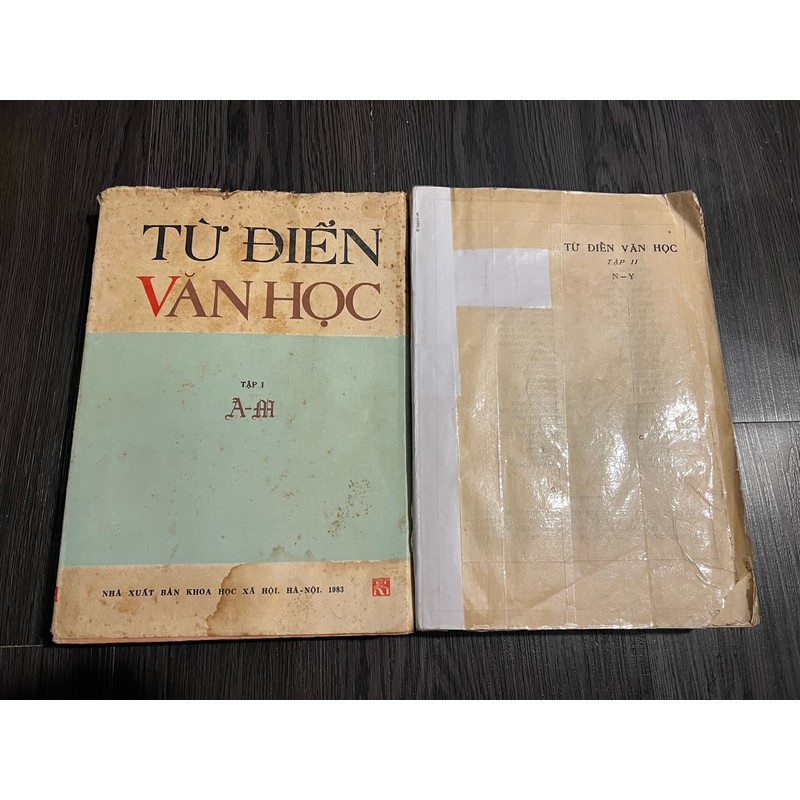 Bộ 2 cuốn từ điển Văn Học (Sách bao cấp) 187359