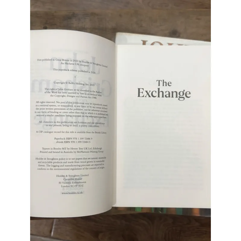 Combo Sách John Grisham - The Exchange/The Summons/The Brethren 736273