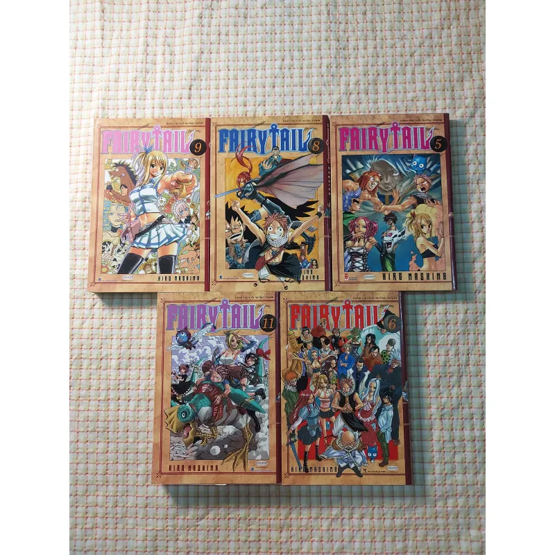 COMBO 5 CUỐN FAIRY TAIL - HỘI PHÁP SƯ - TẬP 5, 6, 8, 9, 11 713712