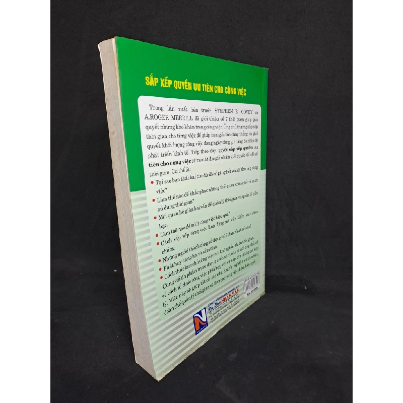 [59K/kg] Sắp xếp quyền ưu tiên cho công việc Stephen Covey 2006 mới 80% HCM0207 365345