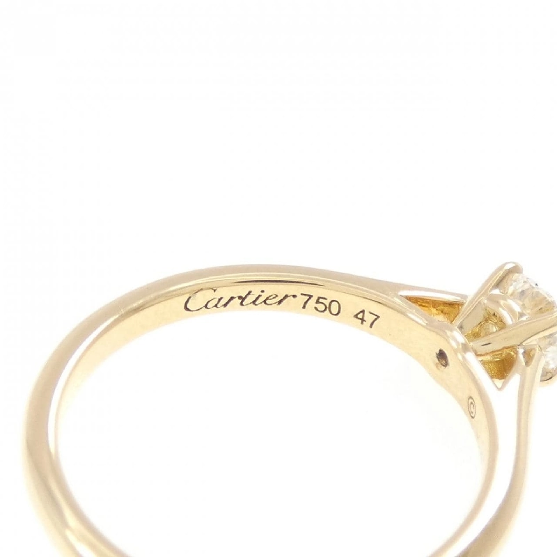 Cartier 1895 Solitaire Nhẫn 0.25CT D VS1 3EXT - Hàng hiệu Chính hãng 836727
