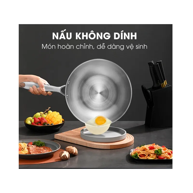 Kalite KWP2601 – Chảo inox 304 nguyên khối cao cấp 785572
