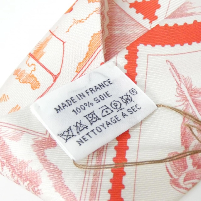【Sản phẩm chưa sử dụng】Hermès LA PHILATELISTE DU FAUBOURG Twilly 064205S Khăn quàng 624938