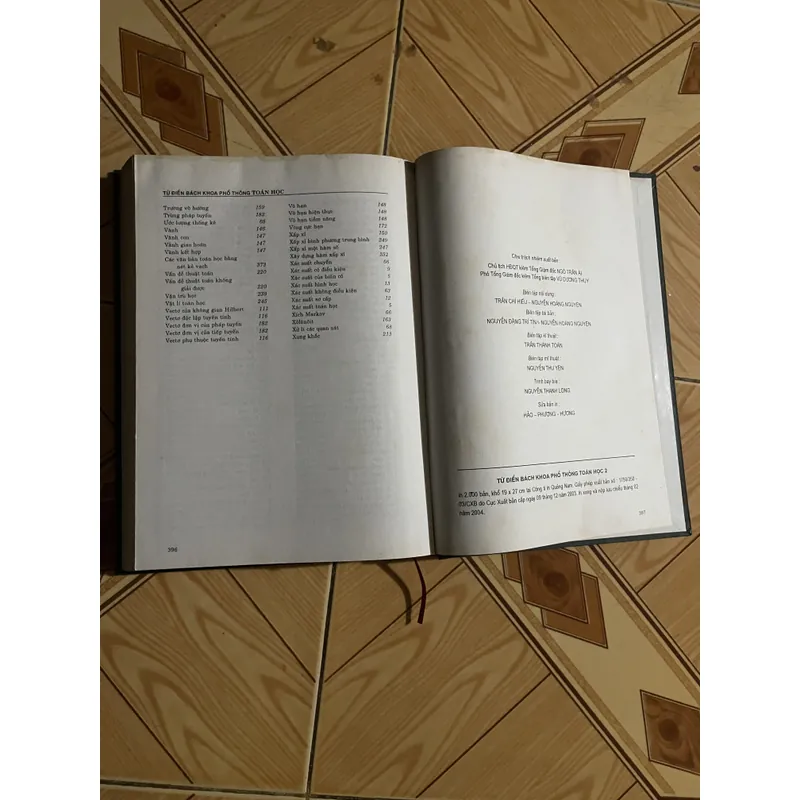 TỪ ĐIỂN BÁCH KHOA PHỔ THÔNG TOÁN HỌC (trọn bộ hai tập) - X.M. NIKOLXKI chủ biên 713055